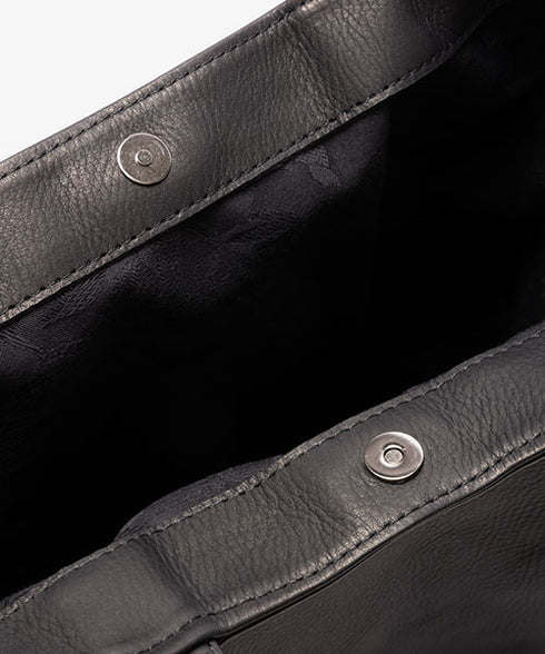 MR.OLIVE E.O.I /WATER PROOF WASHABLE LEATHER / LOGGER BAG (MEDIUM) ミスターオリーブ イーオーアイ/ウォータープルーフウォッシャブルレザー/ロガーバッグ(M)
